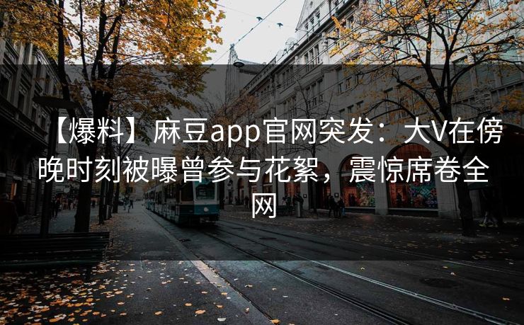 【爆料】麻豆app官网突发：大V在傍晚时刻被曝曾参与花絮，震惊席卷全网